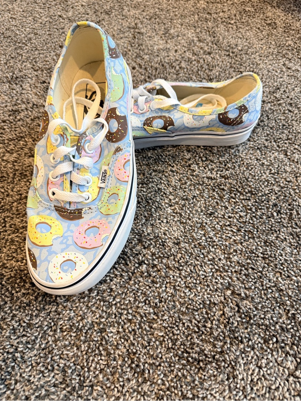 Vans Men’s Light Blue Donut Canvas Sneakers 6M/7.5W